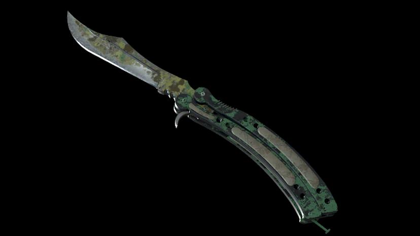★ Butterfly Knife | Boreal Forest (Battle-Scarred)