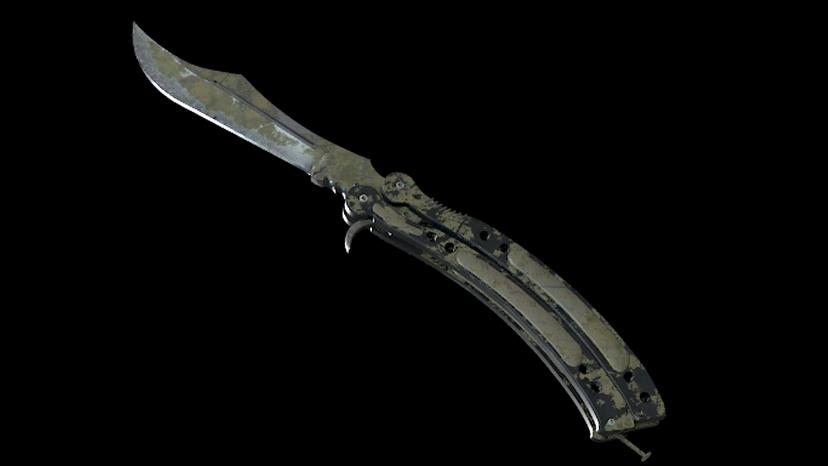 ★ Butterfly Knife | Safari Mesh (Battle-Scarred)