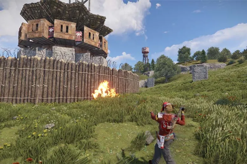 Rust game map showing resource-rich areas for base location