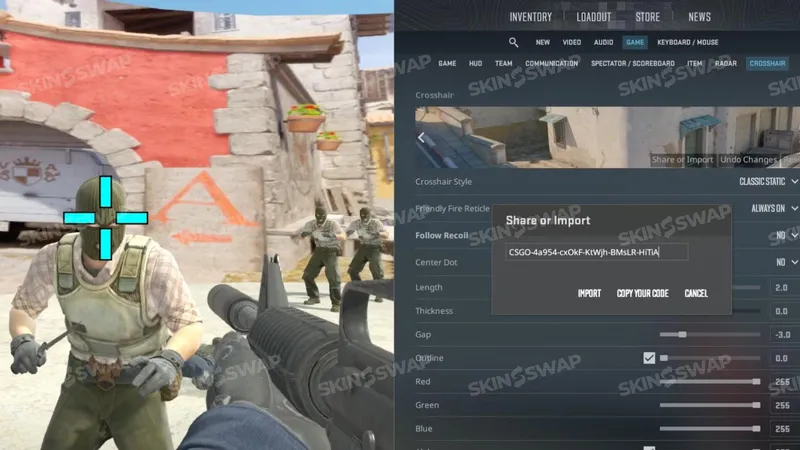 Crosshair Code Import