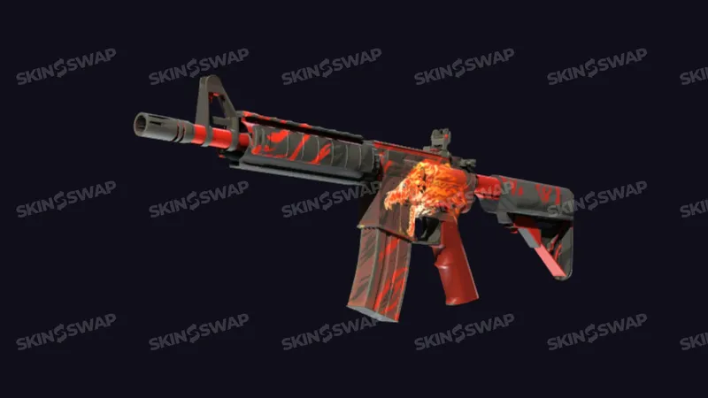 M4A4 Howl contraband red wolf design