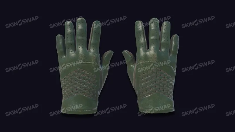 Driver Gloves Racing Green