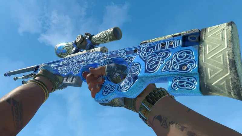 AWP Gungnir Norse collection legendary skin