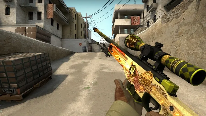 Souvenir AWP Dragon Lore Factory New condition