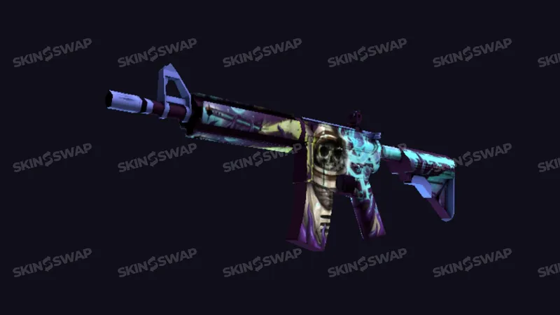 M4A4 Desolate Space astronaut cosmic purple design