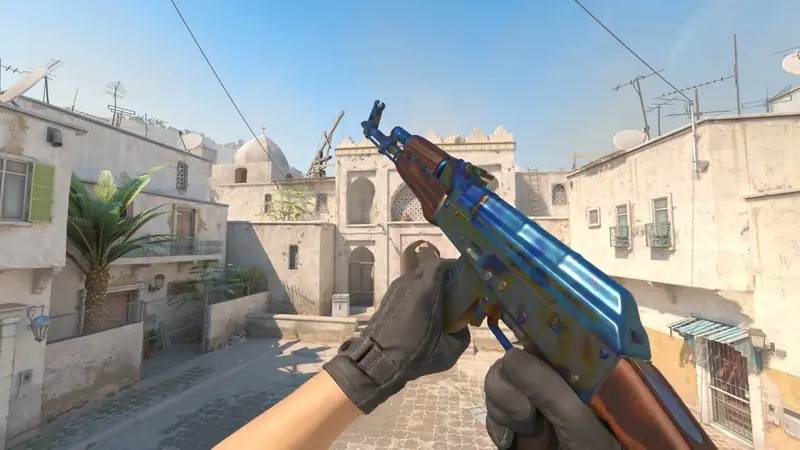 AK-47 Case Hardened pattern 661 Blue Gem