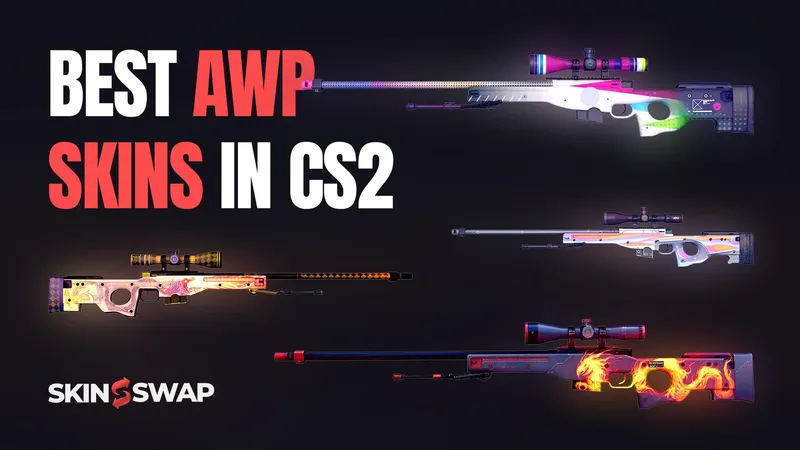 Collection of top 10 best AWP skins in CS2