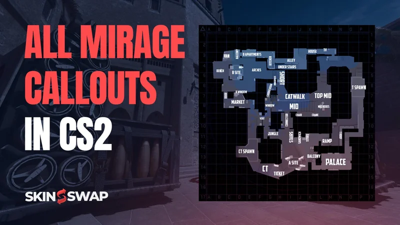CS2 Mirage Callouts - Complete Map Guide 2025  