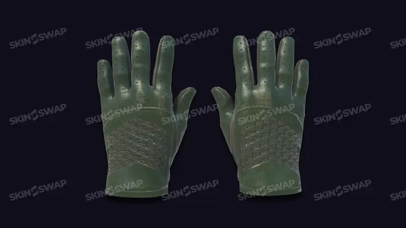 Driver Gloves Racing Green