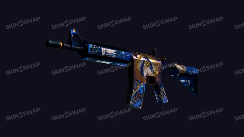 M4A4 The Emperor tarot card royal design