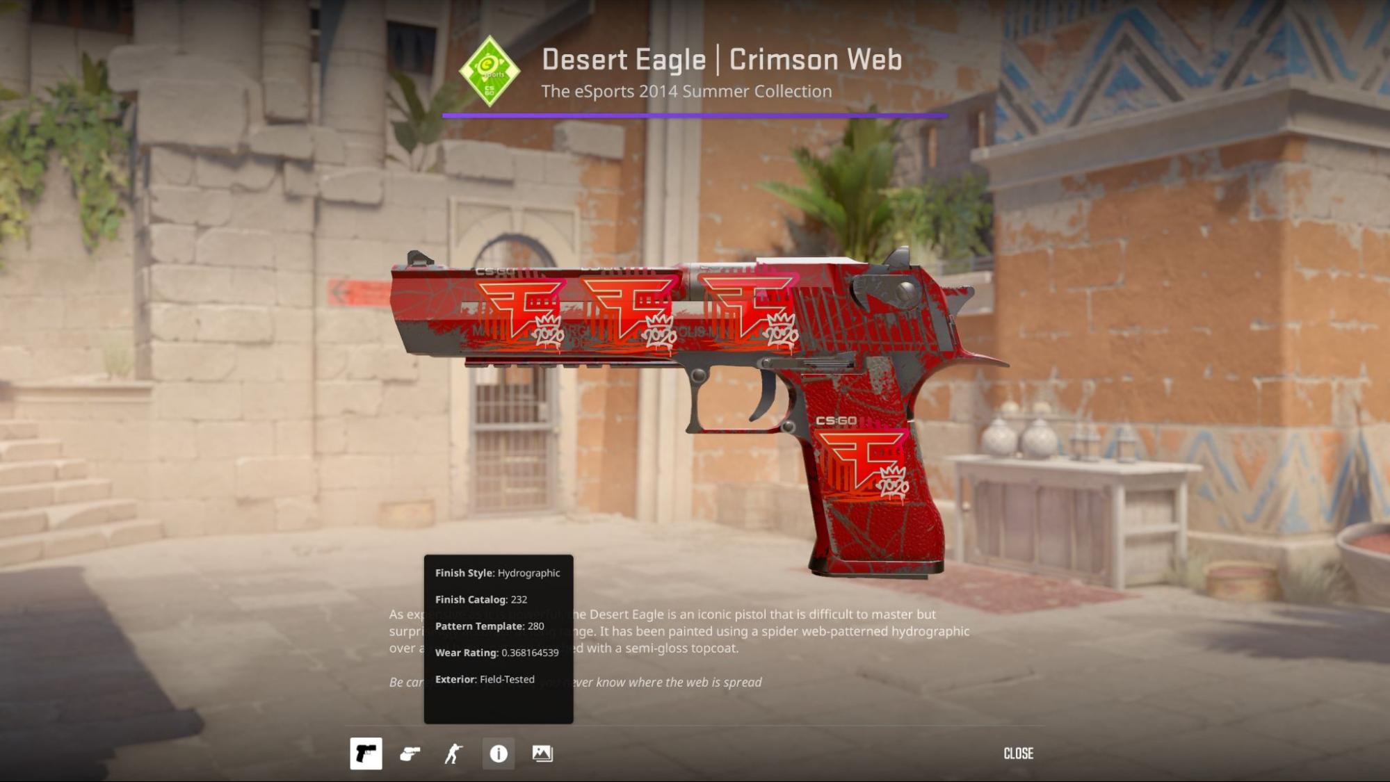 Desert Eagle Crimson Web