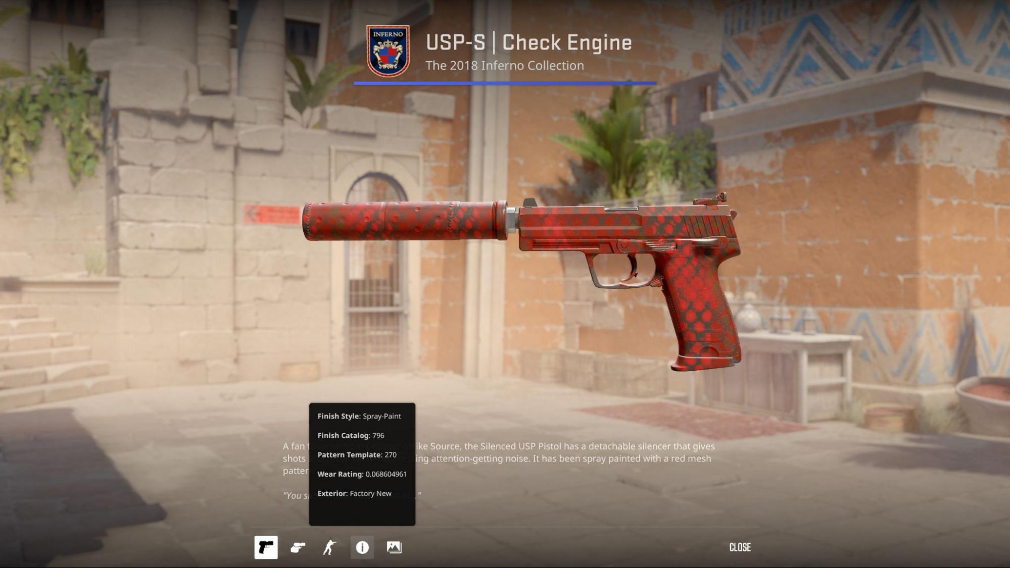 USP-S Check Engine