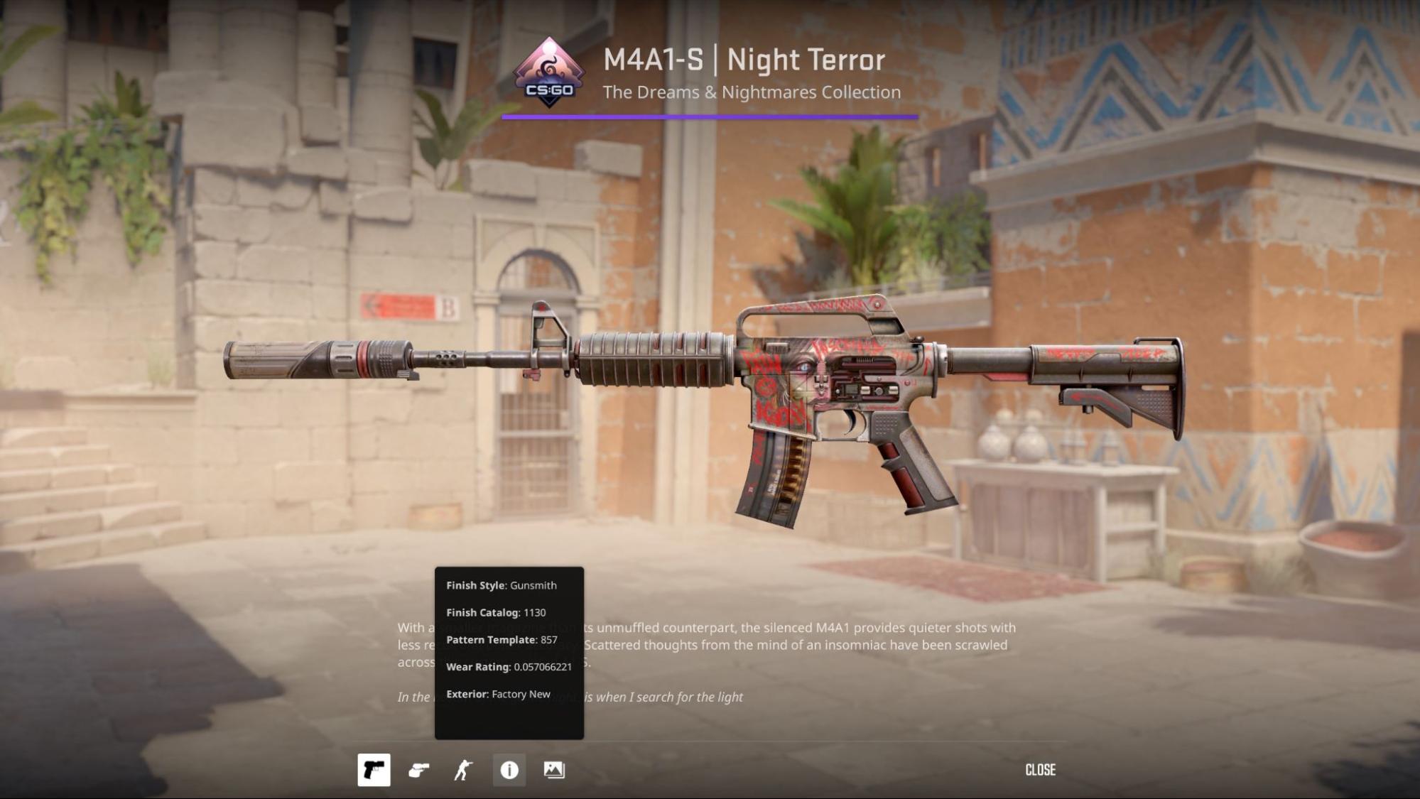 M4A1-S Night Terror