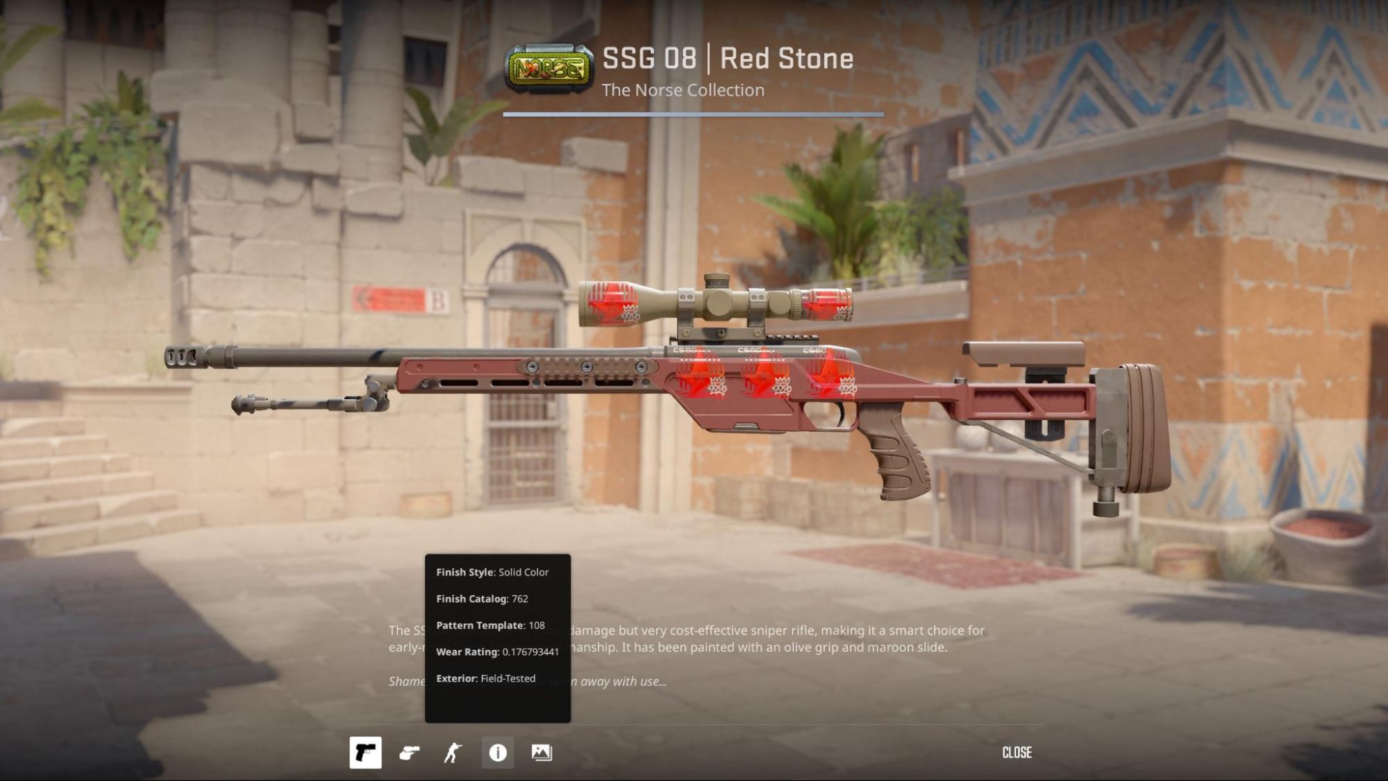 SSG 08 Red Stone