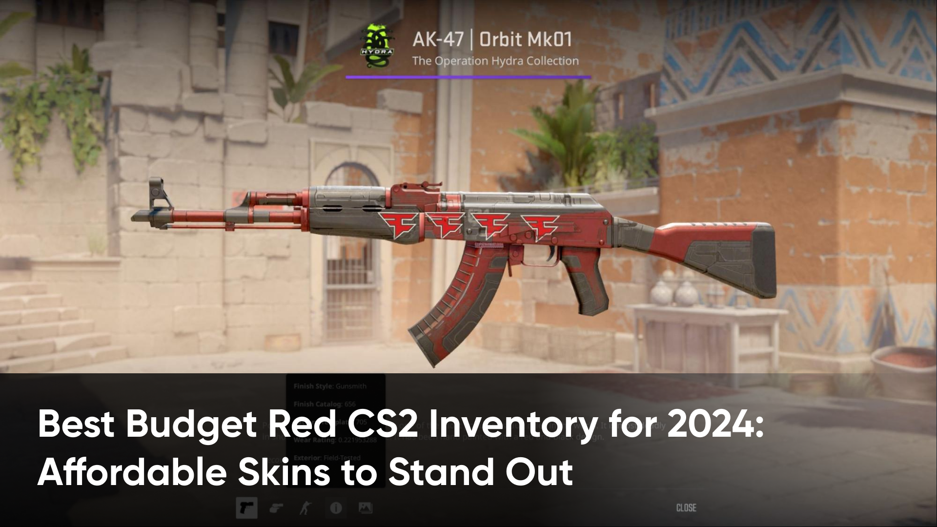 Best Budget Red CS2 Inventory for 2024: Affordable Skins to Stand Out